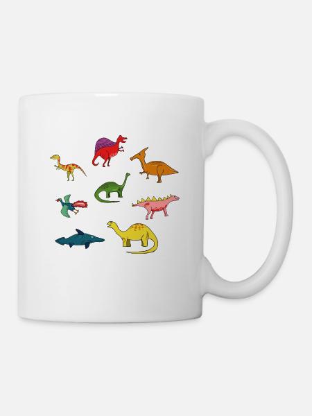 Dinosaure dinos dino - Mug blanc - blanc