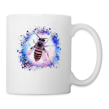 bee, wasp, insect, fly, graffiti, painting - Mug - white - Right