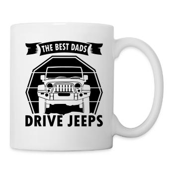 The Best Dads Drive Jeeps - Tasse - Weiß - Rechts