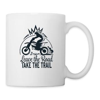 Offroad Motocross Dirtbike Biker Enduro Hobby Fun - Tasse - Weiß - Rechts