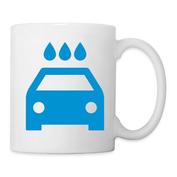 Car wash - Mug - white - Right