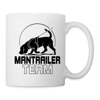 MANTRAILER TEAM Hundesport Suchhunde Hunde Hund - Tasse - Weiß - Rechts