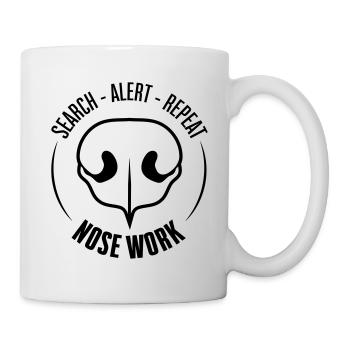NOSE WORK Search Dog Nose Work Dogs Dog - Mug - white - Right
