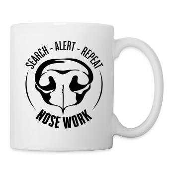 NOSE WORK Search Dog Nose Work Dogs Dog - Mug - white - Right