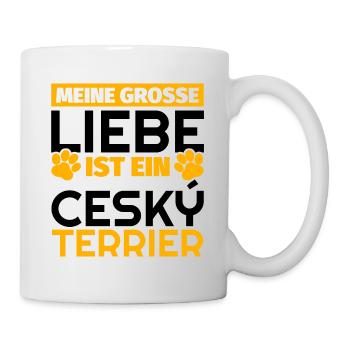 Ceský Terrier Geschenke lustig - Tasse - Weiß - Rechts