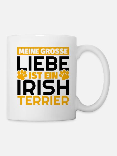 Irish Terrier Geschenke lustig - Tasse - Weiß