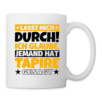 Tapire - Tasse - Weiß - Rechts