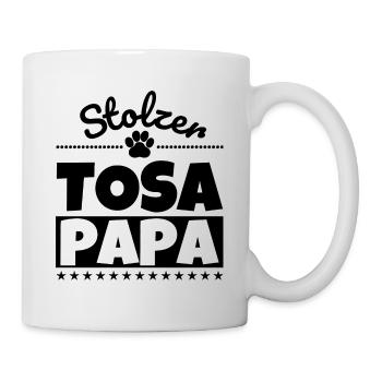 Tosa lustig Herrchen Hund - Tasse - Weiß - Rechts