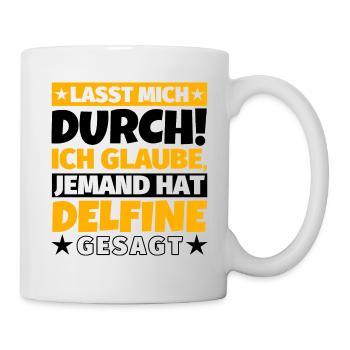 Delfine - Tasse - Weiß - Rechts
