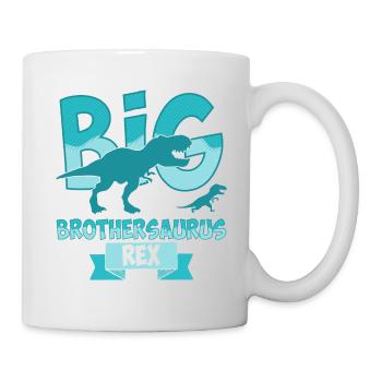 Big Brothersaurus Rex Big Brother Dinosaur - Mug - white - Right
