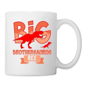 Big Brothersaurus Rex Big Brother Dinosaur - Mug - white - Right