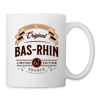 Département 67 Département Du Bas-Rhin France - Mug blanc - blanc - Droite