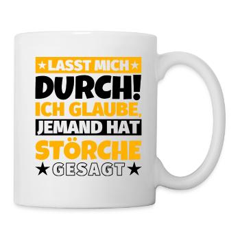 Störche - Tasse - Weiß - Rechts