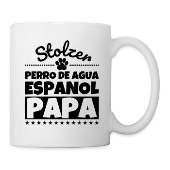Perro de Agua Espanol lustig Herrchen Hund - Tasse - Weiß - Rechts