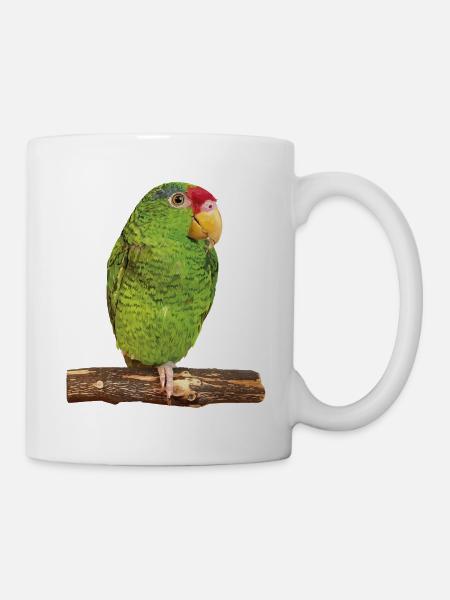 Der Tamaulipas-Papagei - Tasse - Weiß