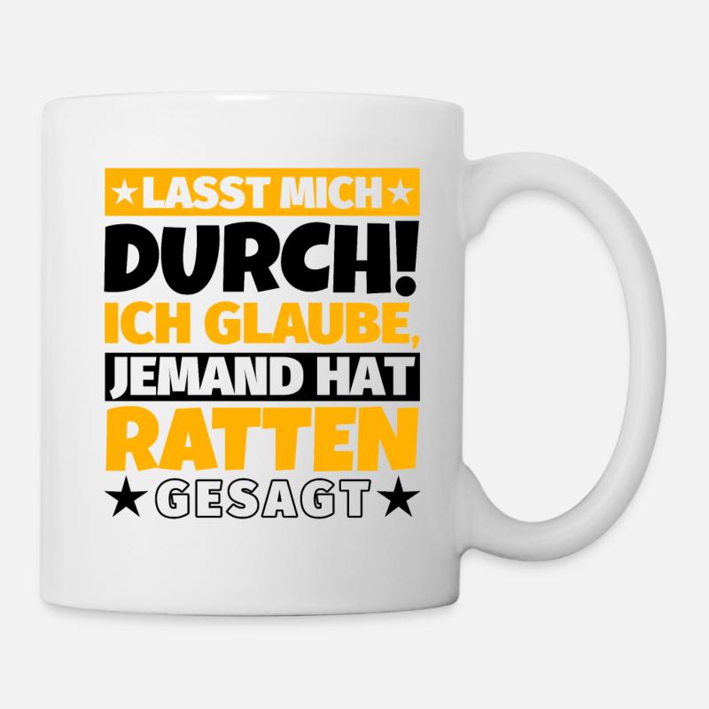 Ratten - Tasse - Weiß
