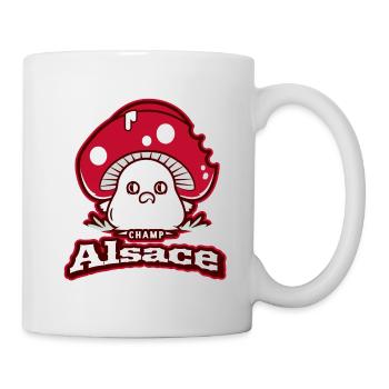 Alsace Champi - Mug blanc - blanc - Droite