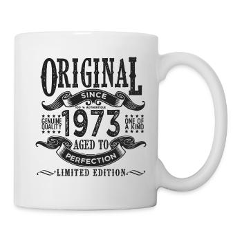 Jahrgang 1973 Jahrgang 50 Jahre Geburtstagsgeschenk - Tasse - Weiß - Rechts