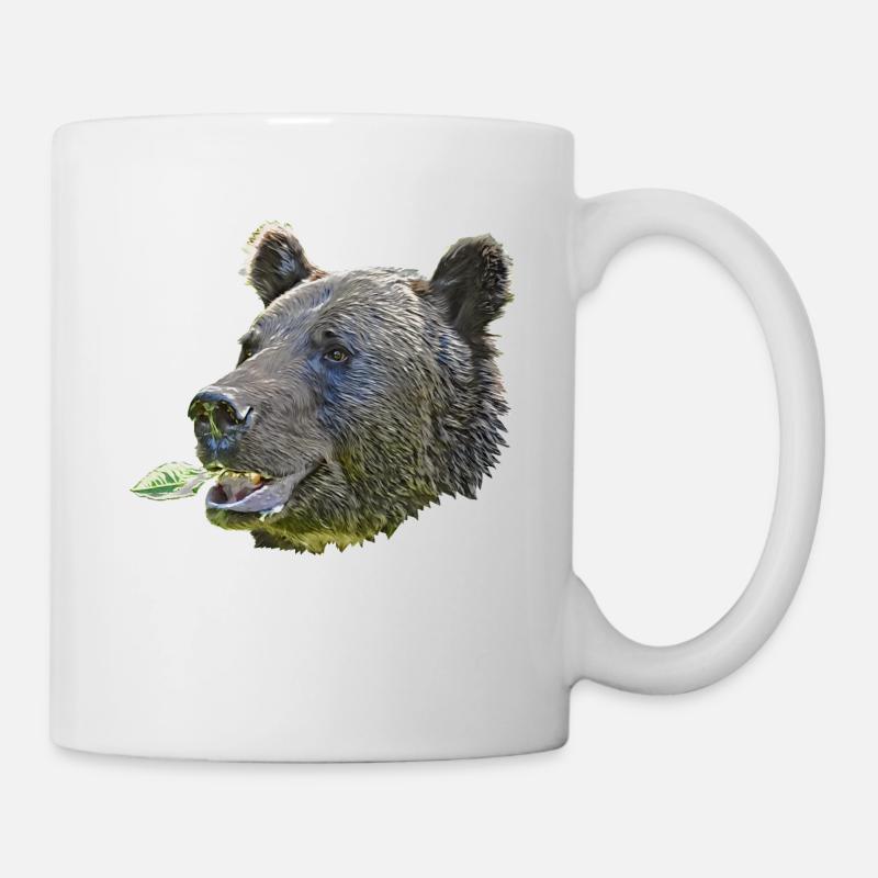 PEDRO Head Leaf Color - Mug - white