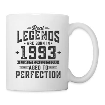 Les légendes sont nées en 1993 - Mug blanc - blanc - Droite