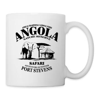 Angola - Eléphant - Mug blanc - blanc - Droite