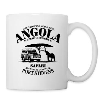 Angola - Eléphant - Mug blanc - blanc - Droite