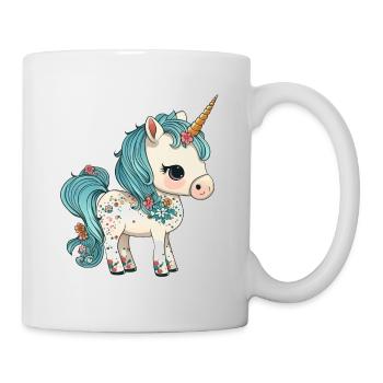 Licorne Elfes Créatures mythiques Frères et sœurs Enfant Bébé - Mug blanc - blanc - Droite
