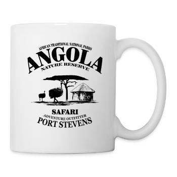 Angola - Autruche - Mug blanc - blanc - Droite