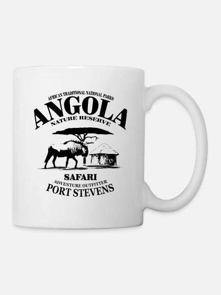 Angola - Gnu - Tasse - Weiß