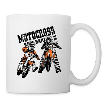 Kinder Motocross - KIDS MX - Mug - white - Right