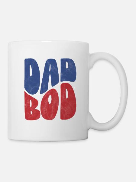 Papa Bod - Tasse - Weiß