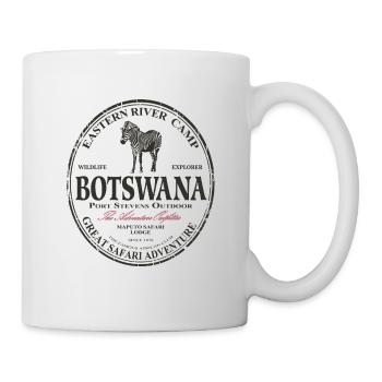 Botswana - Zebra - Tasse - Weiß - Rechts