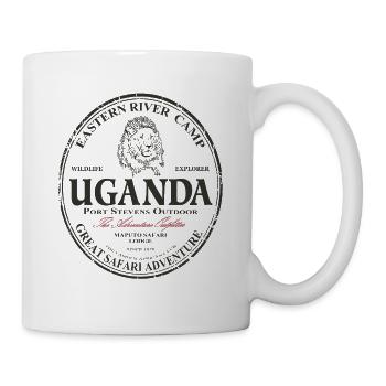 Ouganda - Lion - Mug blanc - blanc - Droite