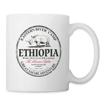 Ethiopia - Rhinoceros - Mug - white - Right