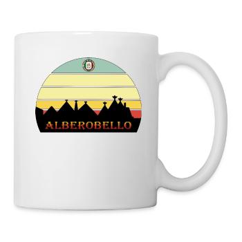 Alberobello trulli Apulien - Tasse - Weiß - Rechts