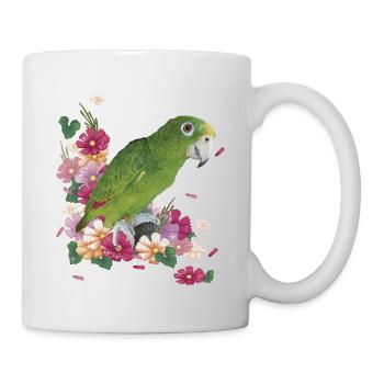 Le perroquet royal amazonien - Mug blanc - blanc - Droite