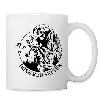 Irish Red Setter Hunting Dog Hunting Dogs Dogs Wilsigns - Mug - white - Right