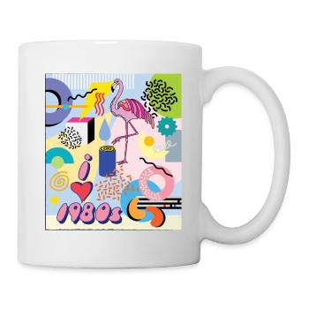 1980s Memphis design - Mug - white - Right