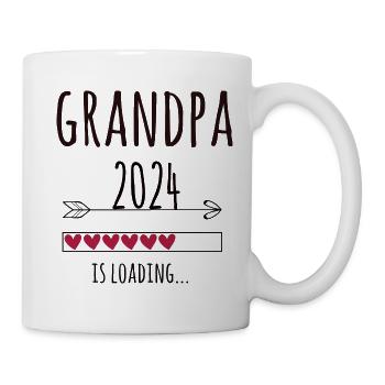 Futur grand-père 2024 Grossesse Grand-père Cadeau - Mug blanc - blanc - Droite