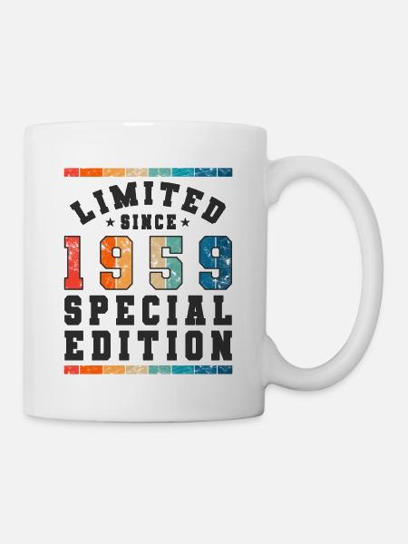 Limited Edition since 1959 Birthday Gift - Mug - white