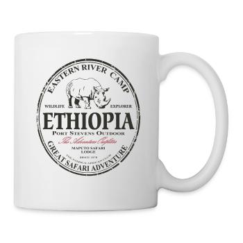 Ethiopia - Rhinoceros - Mug - white - Right