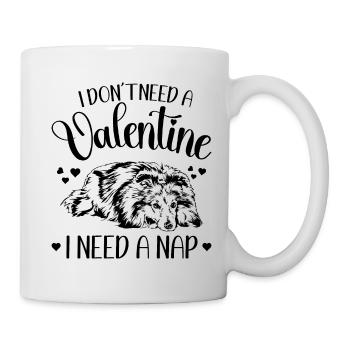 Sheltie Saint-Valentin chiens chien Wilsigns - Mug blanc - blanc - Droite
