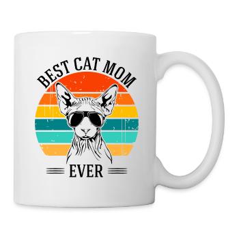 Best Cat Mom Ever Sphynx Cat Cats Wilsigns - Mug - white - Right