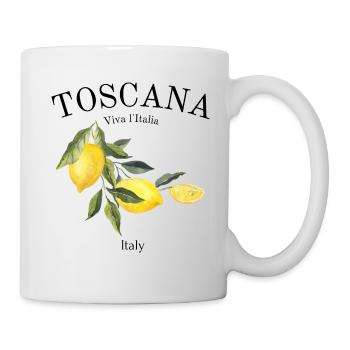 Tuscany - Italy - Holidays - Lemon - Italia - Mug - white - Right