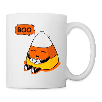 Bonbons effrayants et halloween - Mug blanc - blanc - Droite