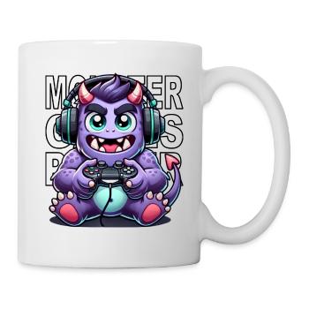 Gamer Konsolen Spiele Virtual Reality Monster - Tasse - Weiß - Rechts