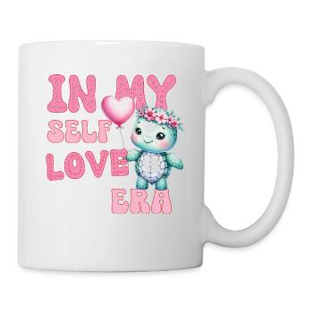 Cute Valentine's day Turtle - In my self love - Mug - white - Right