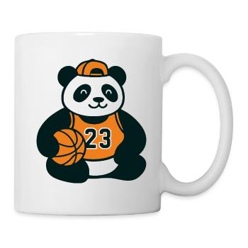 Panda basketball player Basketball Basketball - Mug - white - Right