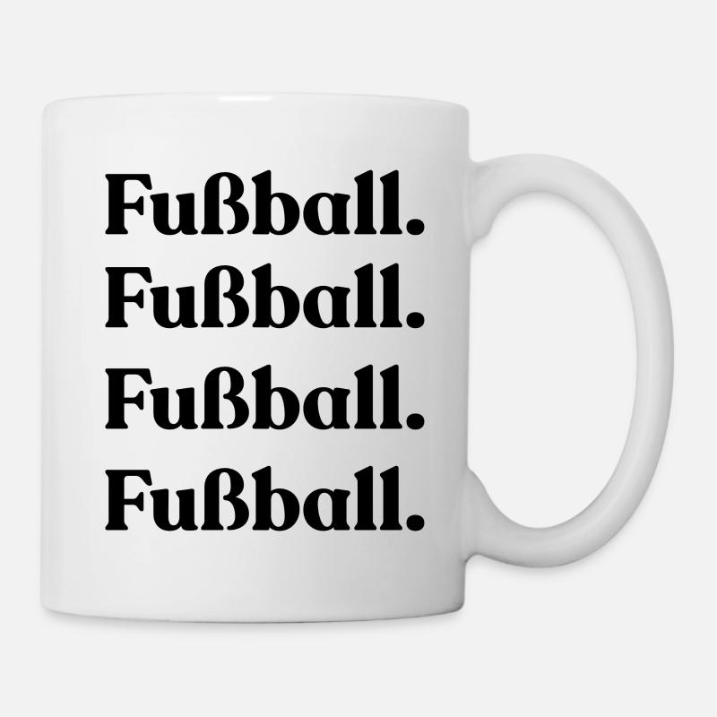 Fußball - Tasse - Weiß