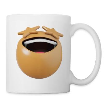 SternenLachen gelb - Tasse - Weiß - Rechts